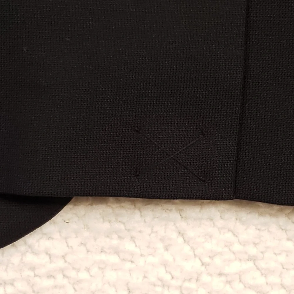 Oak Hill Suit Jacket Mens 56 Long Black Wool Blend Stretch Blazer Big & Tall